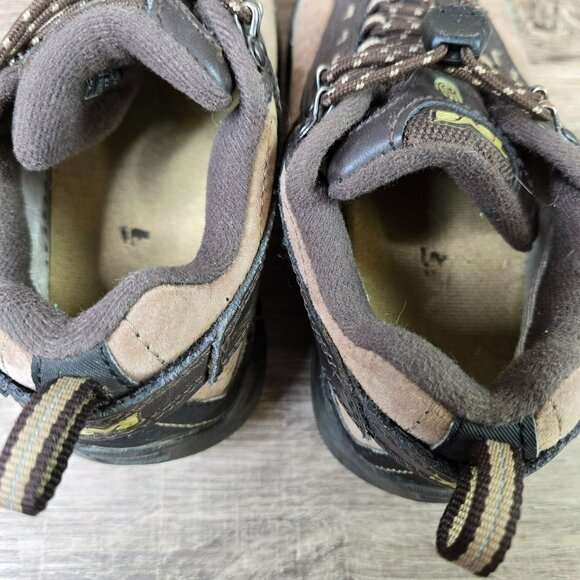 Teva Hiking Walking Shoes Youth Boys 12 Brown & Black Leather Sneaker Tideseal - Picture 7 of 10